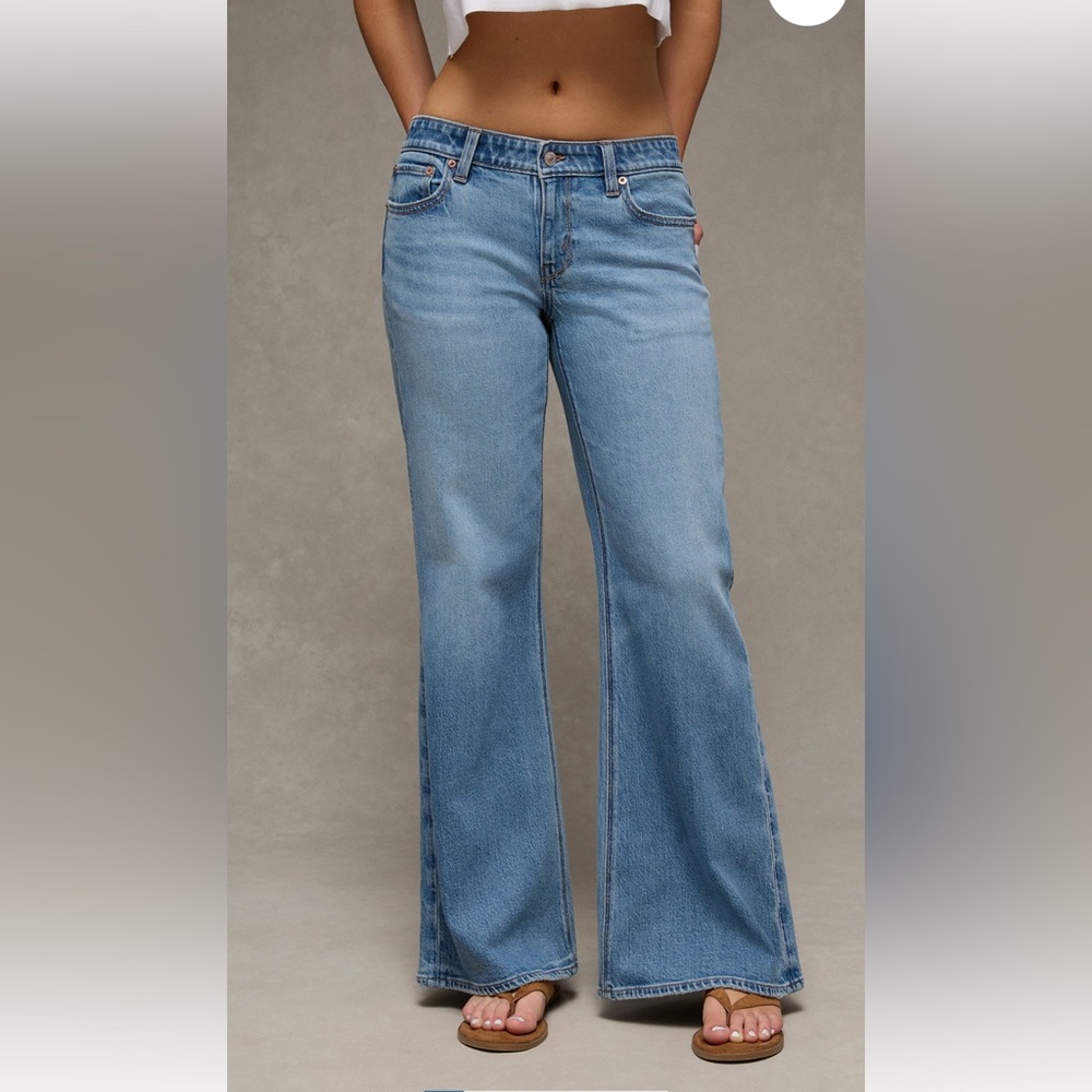 American Eagle Low Rise Stretch Flare Jeans